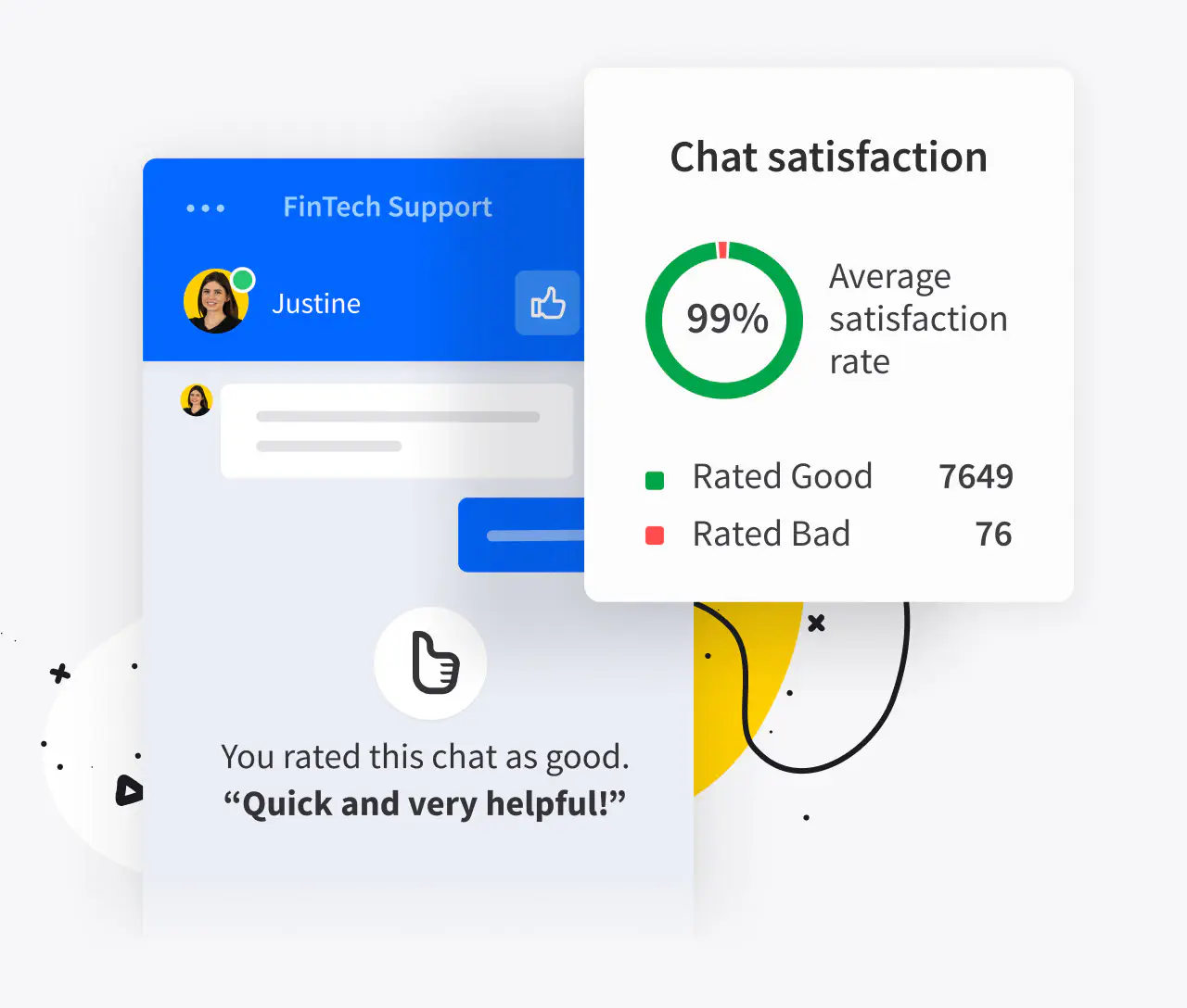 Feedback from live chat